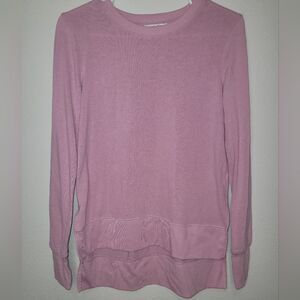 Workshop Republic Hi-Lo Lightweight Sweater Dusty Pink Size XS